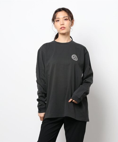 ADIRA（アディラ）の「ユニセックススカーフガラL/T（Tシャツ/カットソー・レディース・スミクロ/エンジ・LARGE）」の18枚目の写真