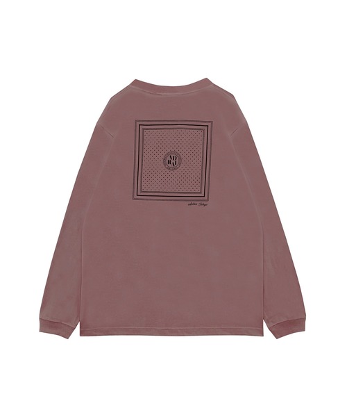 ADIRA（アディラ）の「ユニセックススカーフガラL/T（Tシャツ/カットソー・レディース・スミクロ/エンジ・LARGE）」の11枚目の写真