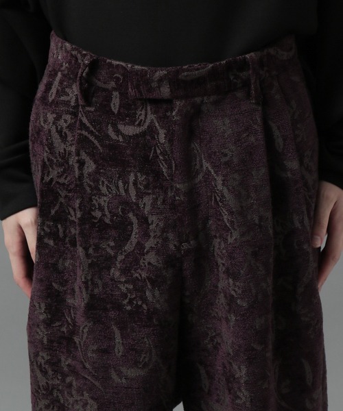 HARE（ハレ）の「【SETUP対応】ジャガードワイドフレアパンツ(HARE)（その他パンツ・メンズ・パープル系その他/グリーン系その他・SMALL/MEDIUM）」の12枚目の写真