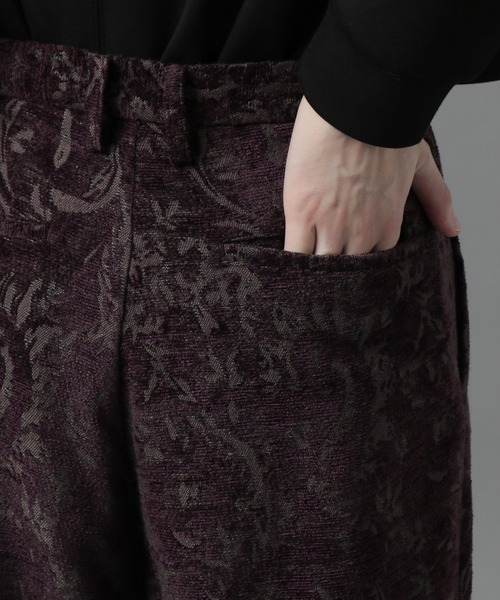 HARE（ハレ）の「【SETUP対応】ジャガードワイドフレアパンツ(HARE)（その他パンツ・メンズ・パープル系その他/グリーン系その他・SMALL/MEDIUM）」の14枚目の写真