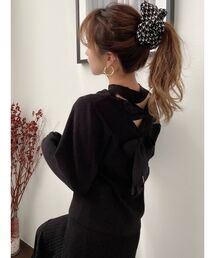 RESEXXY | レースアップニットトップス【セットアップ着用可能】(ニット/セーター)