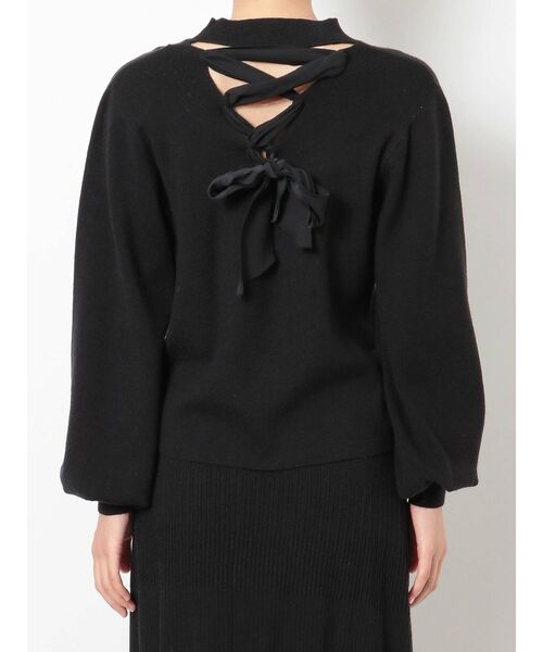 RESEXXY（リゼクシー）の「レースアップニットトップス【セットアップ着用可能】（ニット/セーター・レディース・ブラック/ブルー/モカ・FREE）」の17枚目の写真