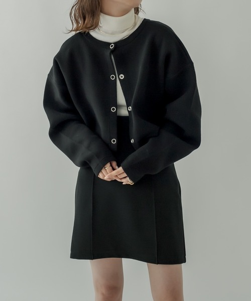 mystic（ミスティック）の「ストレッチミニスカート（スカート・レディース・ライトグレー/ブラック/オリーブ・1/2）」の8枚目の写真