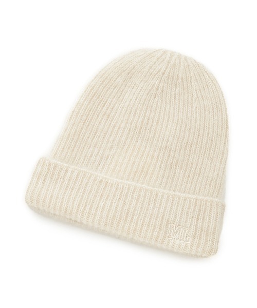 Mila Owen（ミラオーウェン）の「リブニット帽（ニットキャップ/ビーニー・レディース・オレンジ/チャコールグレー/アイボリー・FREE）」の8枚目の写真