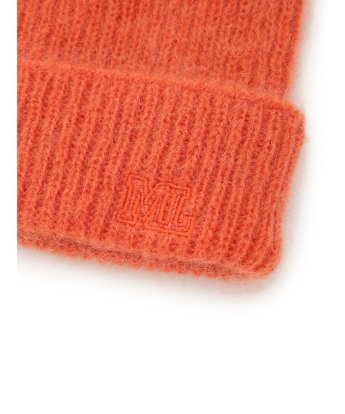 Mila Owen（ミラオーウェン）の「リブニット帽（ニットキャップ/ビーニー・レディース・オレンジ/チャコールグレー/アイボリー・FREE）」の7枚目の写真