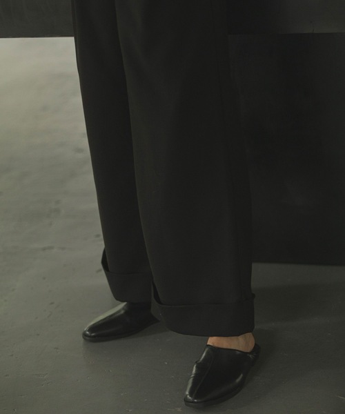 ANT（アント）の「ハイウエストワイドタックパンツ【ANT】（その他パンツ・レディース・アイボリー/ブラック/グレー・FREE）」の5枚目の写真