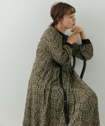 URBAN RESEARCH Sonny Label | アラベスクプリントウエストタックワンピース(ワンピース)