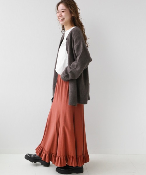 JOURNAL STANDARD relume(ジャーナルスタンダード レリューム)の「ウォッシャブルヘムギャザーイージースカート◆(スカート・レディース・ブラウン/レッド/ブラック・FREE)」の20枚目の写真