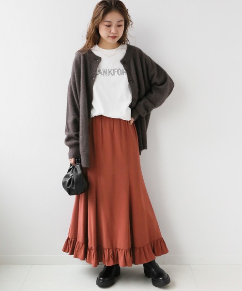 JOURNAL STANDARD relume(ジャーナルスタンダード レリューム)の「ウォッシャブルヘムギャザーイージースカート◆(スカート・レディース・ブラウン/レッド/ブラック・FREE)」の18枚目の写真