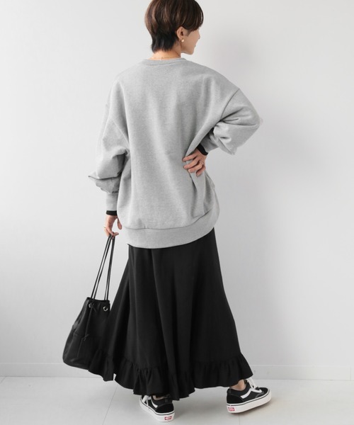 JOURNAL STANDARD relume(ジャーナルスタンダード レリューム)の「ウォッシャブルヘムギャザーイージースカート◆(スカート・レディース・ブラウン/レッド/ブラック・FREE)」の6枚目の写真