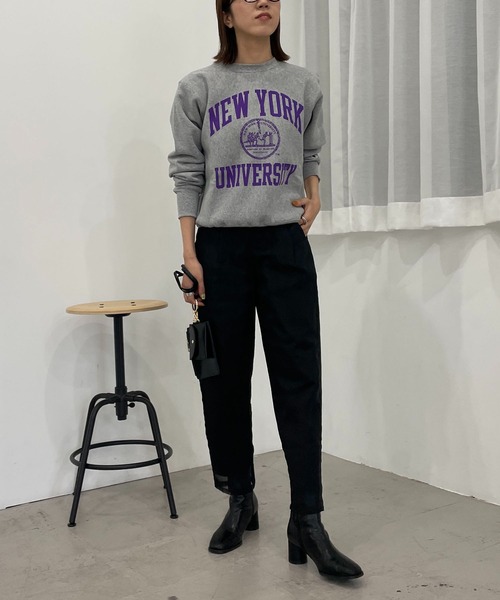 CAPRICIEUX LE'MAGE（カプリシューレマージュ）の「シアーレイヤードパンツ（その他パンツ・レディース・ブラック/キャメル・38/36）」の21枚目の写真