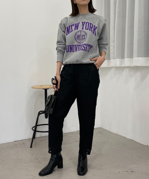 CAPRICIEUX LE'MAGE（カプリシューレマージュ）の「シアーレイヤードパンツ（その他パンツ・レディース・ブラック/キャメル・38/36）」の12枚目の写真