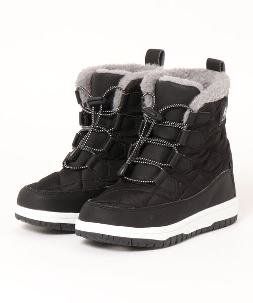 Parade(パレード)の「【防水・防滑】OUTDOOR SPORTS 内ボアウインターブーツ FKN-1402(ブーツ・キッズ・アイボリー/ブラック・21cm/22cm/23cm/24cm/20cm/19㎝)」の1枚目の写真