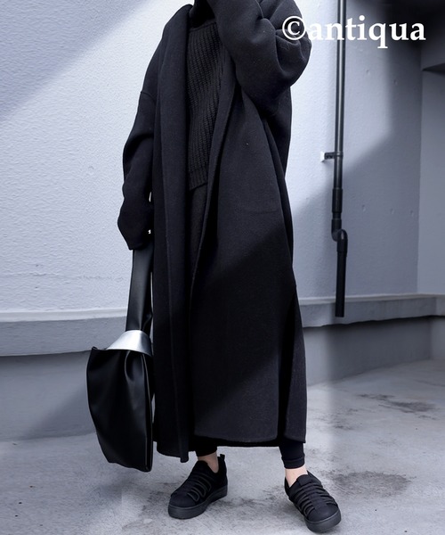 antiqua（アンティカ）の「デザインスニーカー（スニーカー・レディース・ブラック・LL/3L/S/M/L）」の2枚目の写真