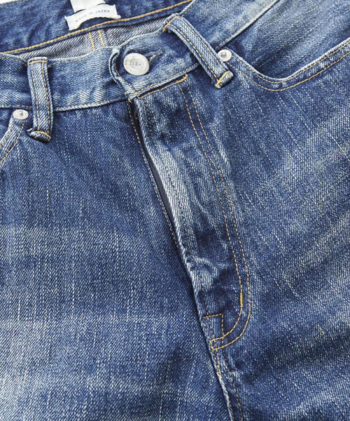 SEA（シー）の「VINTAGE 801M ミディアムライズストレートオリジナルセルヴィッチデニムパンツ（デニムパンツ・レディース・ライトブルー/ワンウォッシュ/ノンウォッシュ/ブルー・27/25/26/24）」の14枚目の写真