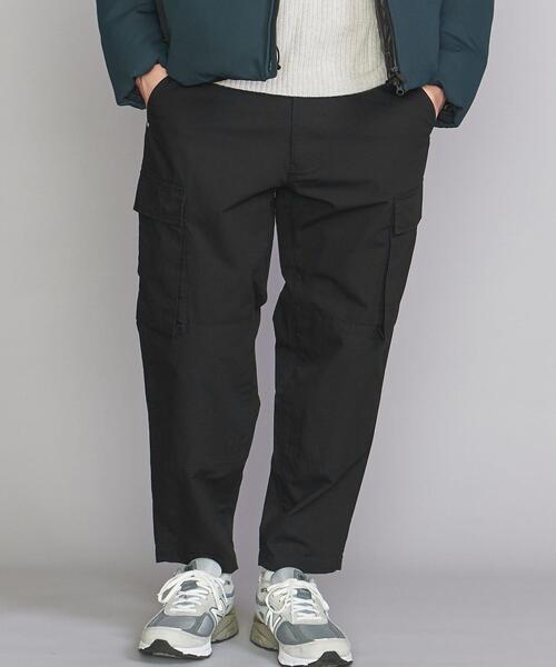 BEAUTY&YOUTH UNITED ARROWS(ビューティーアンドユースユナイテッドアローズ)の「【別注】<SEGMENT> TPD 6P CARGO/パンツ(カーゴパンツ・メンズ・ブラック/オリーブ・S/M/L)」の4枚目の写真