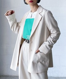 PAGEBOY | リッチツイルセットアップジャケット(テーラードジャケット)