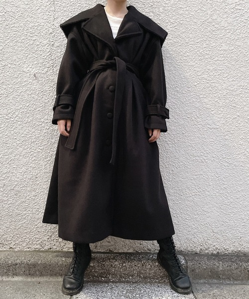 lilLilly（リルリリー）の「タックセーラーロングコート（チェスター