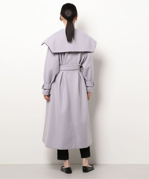 lilLilly（リルリリー）の「タックセーラーロングコート（チェスターコート・レディース・ブラック/ピンク/ブルー・FREE）」の16枚目の写真