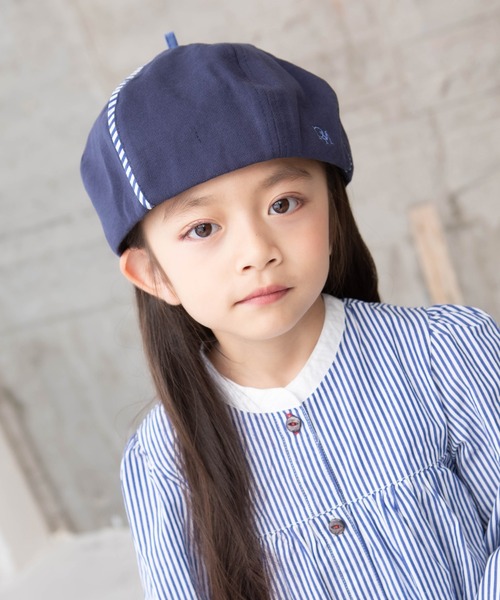 RAGMART(ラグマート)の「ベレー帽(ハンチング/ベレー帽・キッズ・ピンク/ベージュ/ネイビー/イエロー・S/M)」の2枚目の写真