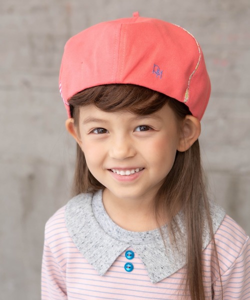 RAGMART(ラグマート)の「ベレー帽(ハンチング/ベレー帽・キッズ・ピンク/ベージュ/ネイビー/イエロー・S/M)」の4枚目の写真