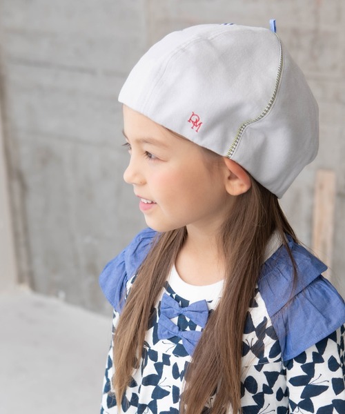 RAGMART(ラグマート)の「ベレー帽(ハンチング/ベレー帽・キッズ・ピンク/ベージュ/ネイビー/イエロー・S/M)」の14枚目の写真