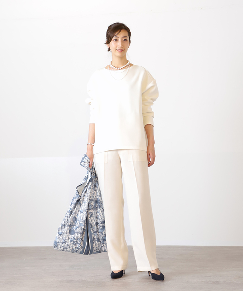VERMEIL par iena(ヴェルメイユパーイエナ)の「Jouy X Monogramエコバッグ◆(エコバッグ/サブバッグ・レディース・ブルー・FREE)」の6枚目の写真