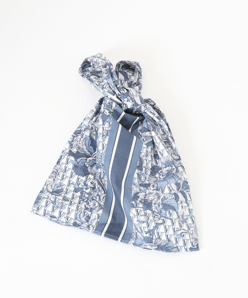 VERMEIL par iena(ヴェルメイユパーイエナ)の「Jouy X Monogramエコバッグ◆(エコバッグ/サブバッグ・レディース・ブルー・FREE)」の9枚目の写真