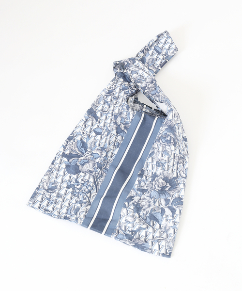 VERMEIL par iena(ヴェルメイユパーイエナ)の「Jouy X Monogramエコバッグ◆(エコバッグ/サブバッグ・レディース・ブルー・FREE)」の10枚目の写真