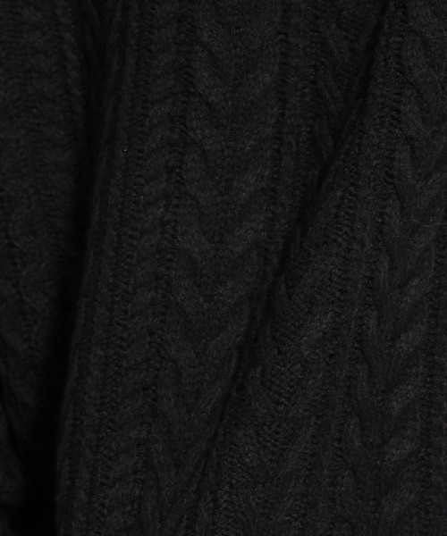 niko and...（ニコアンド）の「アラン柄BIGニットプルオーバー（ニット/セーター・メンズ・ネイビー/ブラウン/アイボリー・MEDIUM/LARGE）」の22枚目の写真