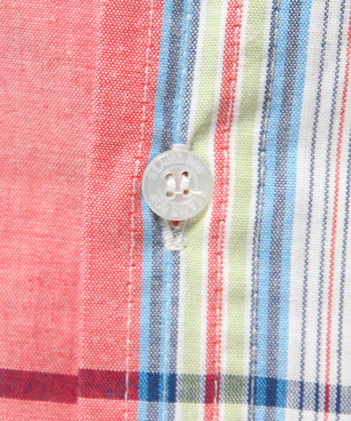 BEAMS BOY（ビームスボーイ）の「BEAMS BOY / マドラス ボタンダウン シャツワンピース（シャツワンピース・レディース・ピンク/レッド/ネイビー・ONE SIZE）」の11枚目の写真