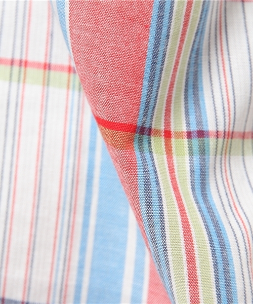 BEAMS BOY（ビームスボーイ）の「BEAMS BOY / マドラス ボタンダウン シャツワンピース（シャツワンピース・レディース・ピンク/レッド/ネイビー・ONE SIZE）」の13枚目の写真