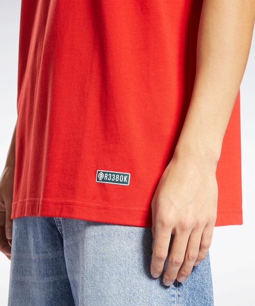 Reebok(リーボック)の「クラシックス CYN グラフィック Tシャツ / Classics CNY Graphics T-Shirt /(Tシャツ/カットソー・メンズ・レッド/アイボリー・LARGE/X-LARGE/SMALL/MEDIUM/XX-LARGE/XXX-LARGE/X-SMALL)」の10枚目の写真