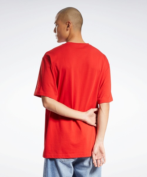 Reebok(リーボック)の「クラシックス CYN グラフィック Tシャツ / Classics CNY Graphics T-Shirt /(Tシャツ/カットソー・メンズ・レッド/アイボリー・LARGE/X-LARGE/SMALL/MEDIUM/XX-LARGE/XXX-LARGE/X-SMALL)」の7枚目の写真