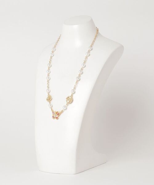 STUGAZI（スガキ）の「A'GEM/9 × .kom『STUGAZI/スガジ』GreatDays Gold Butterfly Angel/ゴールドチェーンバタフライトップ ネックレス（ネックレス・メンズ・ゴールド・FREE）」の2枚目の写真