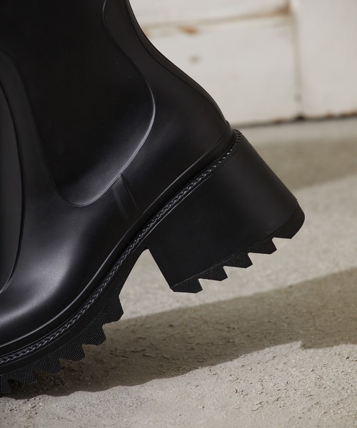 Birthday room（バースデイルーム）の「シャークソールレインブーツ（レインシューズ・レディース・ブラック・M/L/S/X-SMALL）」の10枚目の写真