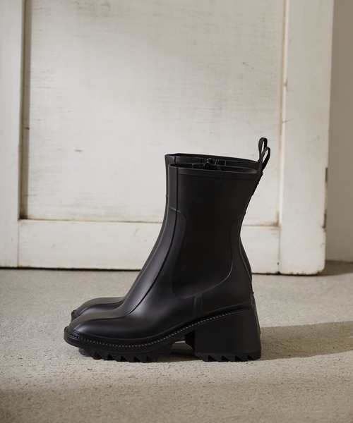 Birthday room（バースデイルーム）の「シャークソールレインブーツ（レインシューズ・レディース・ブラック・M/L/S/X-SMALL）」の4枚目の写真
