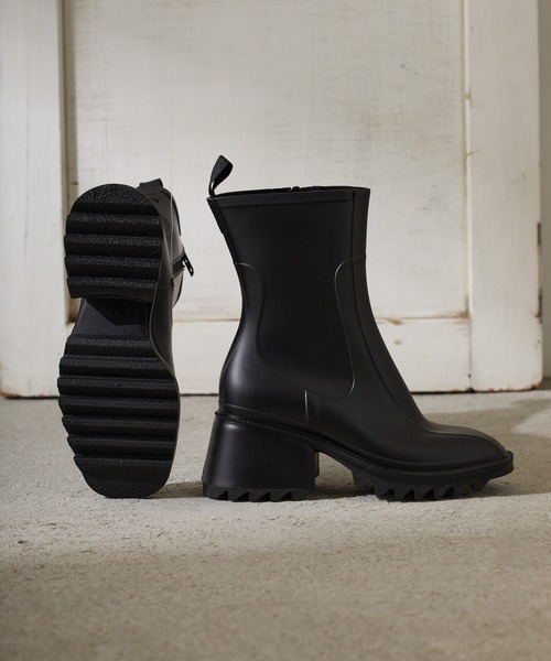 Birthday room（バースデイルーム）の「シャークソールレインブーツ（レインシューズ・レディース・ブラック・M/L/S/X-SMALL）」の8枚目の写真