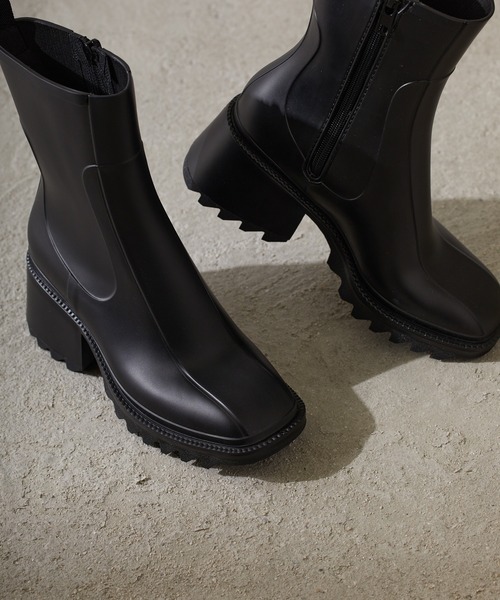 Birthday room（バースデイルーム）の「シャークソールレインブーツ（レインシューズ・レディース・ブラック・M/L/S/X-SMALL）」の14枚目の写真