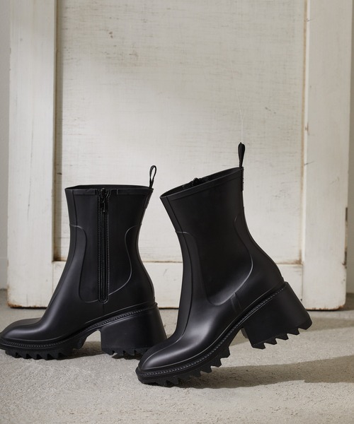Birthday room（バースデイルーム）の「シャークソールレインブーツ（レインシューズ・レディース・ブラック・M/L/S/X-SMALL）」の3枚目の写真