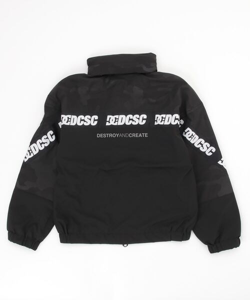 DC(ディーシー)の「DC/ディーシー TRACK JACKET トラックジャケット 防水加工 裏メッシュ YJK221527(ナイロンジャケット・キッズ・レッド/ブラック・130cm/150cm/160cm/140cm)」の6枚目の写真