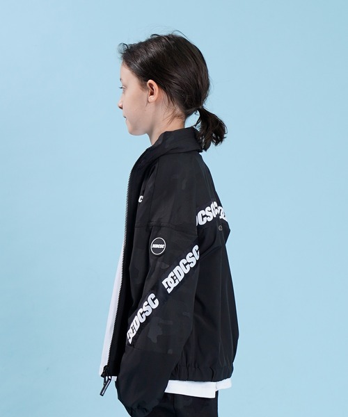 DC(ディーシー)の「DC/ディーシー TRACK JACKET トラックジャケット 防水加工 裏メッシュ YJK221527(ナイロンジャケット・キッズ・レッド/ブラック・130cm/150cm/160cm/140cm)」の12枚目の写真