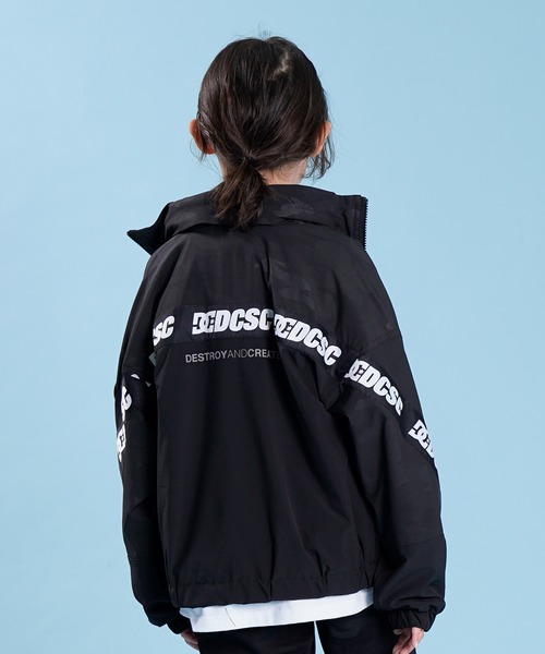 DC(ディーシー)の「DC/ディーシー TRACK JACKET トラックジャケット 防水加工 裏メッシュ YJK221527(ナイロンジャケット・キッズ・レッド/ブラック・130cm/150cm/160cm/140cm)」の13枚目の写真
