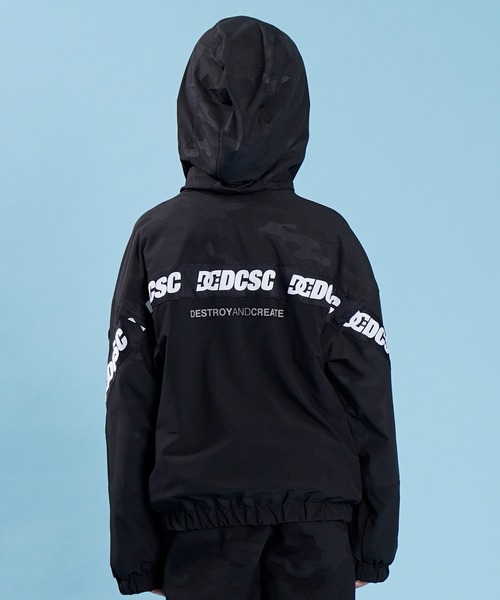 DC(ディーシー)の「DC/ディーシー TRACK JACKET トラックジャケット 防水加工 裏メッシュ YJK221527(ナイロンジャケット・キッズ・レッド/ブラック・130cm/150cm/160cm/140cm)」の14枚目の写真