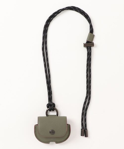 COACH(コーチ)の「ラージ AirPods Pro ケース(ヘッドフォン/イヤホン・メンズ・グリーン系その他・フリ-)」の1枚目の写真