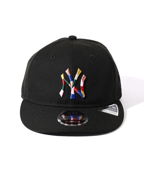 BEAMS 【別注】NEW ERA キャップ レザー 刺繍 帽子 黒 ブラック 未使用 BEAMS ビームス 【別注】NEW ERA ニューエラ Golfer Hat