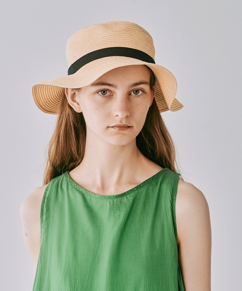 ORCIVAL（オーシバル）の「ORCIVAL | ブレードカノティエハット（ハット・レディース・ベージュ/アイボリー・FREE）」の5枚目の写真