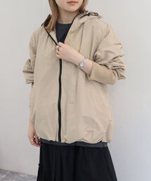 fredy emue | T/Cウェザー袖リブZIPパーカー(マウンテンパーカー)