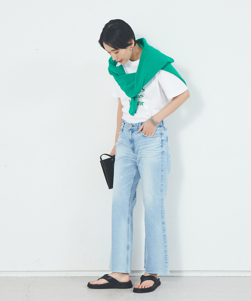 Rouge vif Anna（ルージュヴィフアンナ）の「フロント&バックロゴTシャツ（Tシャツ/カットソー・レディース・ブラック/グリーン/ブラウン/ピンク・フリー）」の17枚目の写真