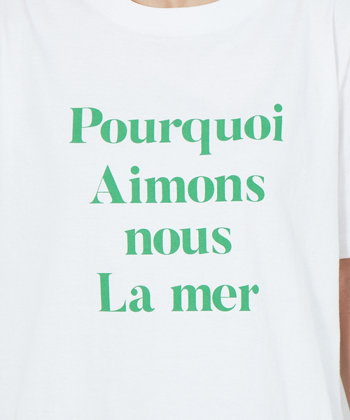 Rouge vif Anna（ルージュヴィフアンナ）の「フロント&バックロゴTシャツ（Tシャツ/カットソー・レディース・ブラック/グリーン/ブラウン/ピンク・フリー）」の22枚目の写真